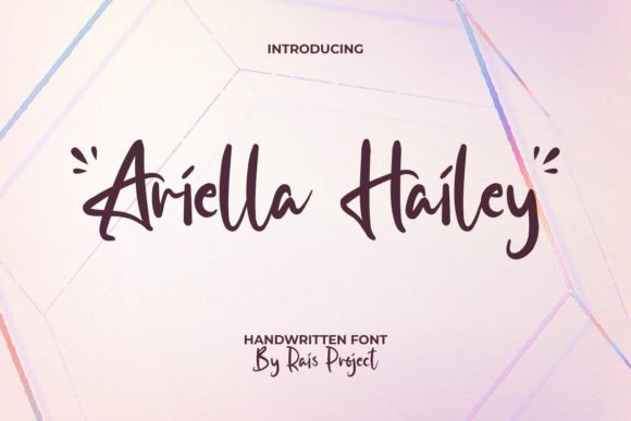 Ariella Hailey: A Modern Script Font for Elegant Editorial Design