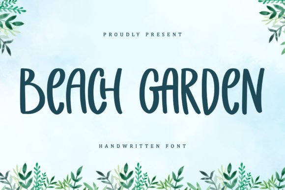 Beach Garden: The Perfect Script Font for Polished Brand Identity