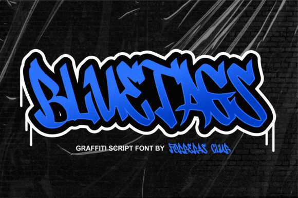 Bluetags: A Trendy Display Typeface for Modern Editorial Design