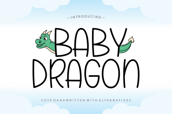 Bring Charm to Your Shop with the Baby Dragon Typeface