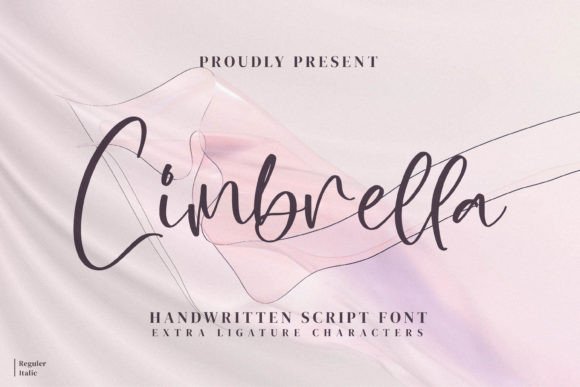 Cimbrella: The Elegant Script Typeface for Handmade Creators