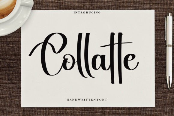Collatte: The Handwritten Typeface That Polishes Your Brand Identity