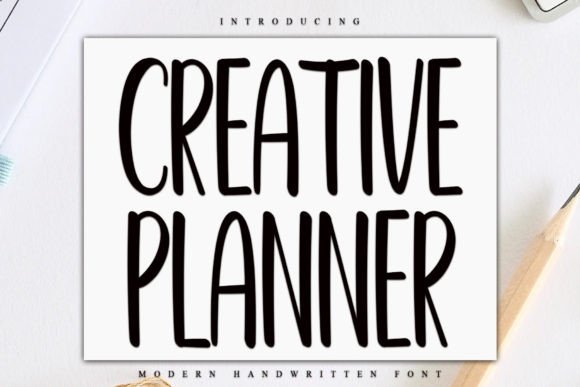 Creative Planner Typeface: Elevating Handmade Shop Branding