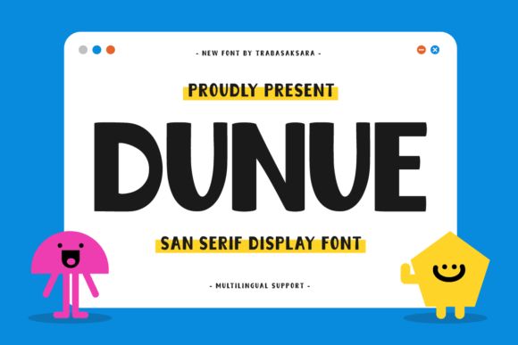 Dunue: A Modern Sans Serif Typeface for Editorial Design