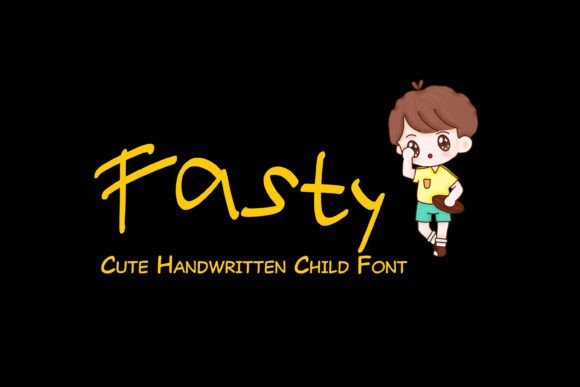 Fasty: A Playful Script Font for Whimsical Branding Projects