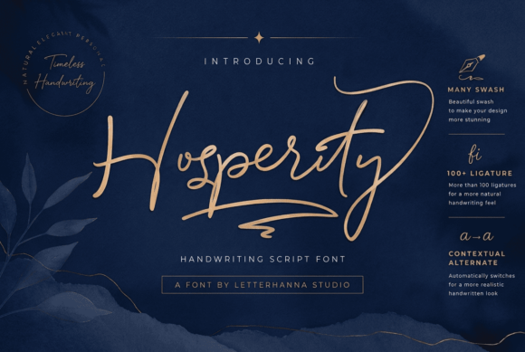 Hosperity: The Handwritten Typeface That Elevates Small Business Branding