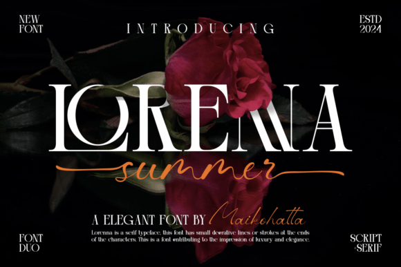 Lorenna: The Perfect Script Amp Typeface for Modern Campaigns