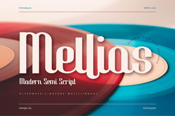 Mellios: The Modern Display Typeface for Sophisticated Editorial Design