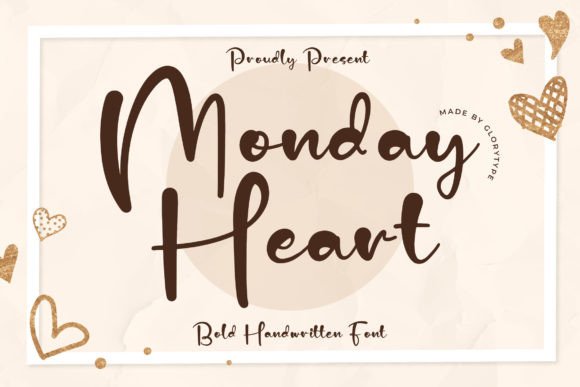 Monday Heart: The Script Typeface for Scroll-Stopping Visuals