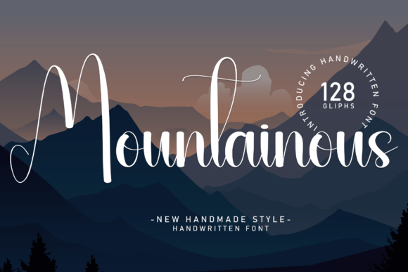 Mountainous: The Handwritten Typeface for Scroll-Stopping Campaigns