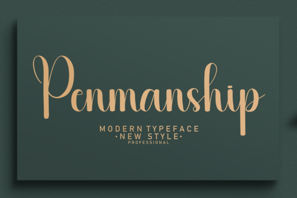 Penmanship: A Timeless Script Typeface for Editorial Design