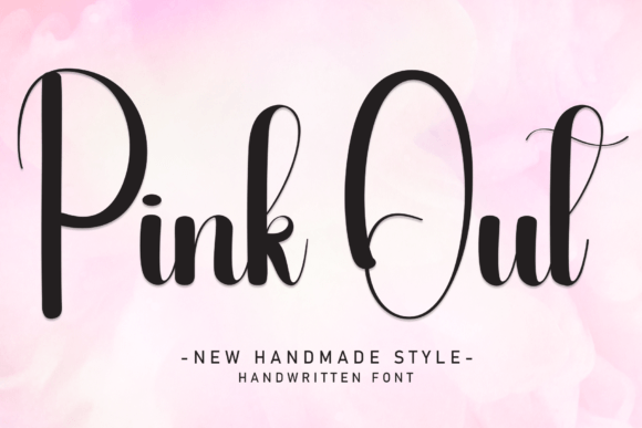 Pink Out: A Handwritten Typeface for Modern Web Design