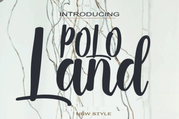 Polo Land: A Soft Script Typeface for Editorial Elegance