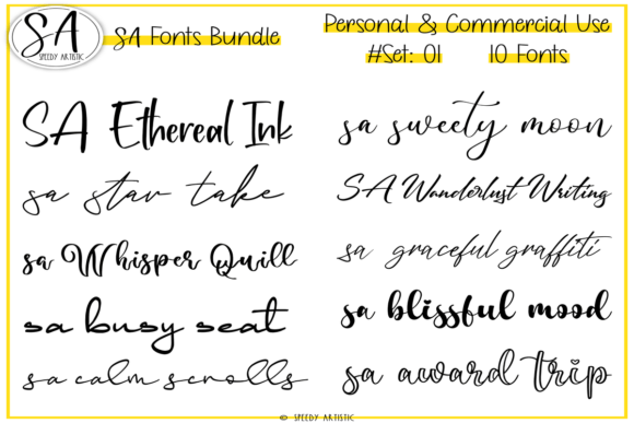 Script and Handwritten Bundle 1: A Designer’s Take on Versatile Type