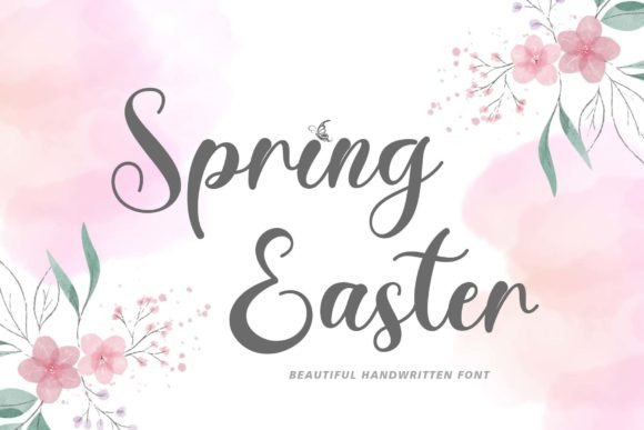 Spring Easter: The Script Font for Elegant Web Design