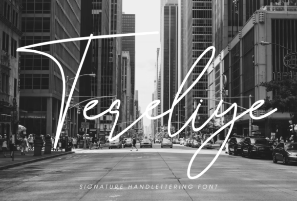 Tereliye: The Handwritten Typeface That Transforms Your Brand Identity
