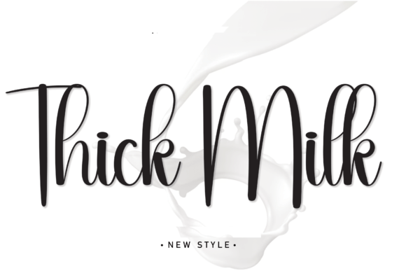 Thick Milk: A Handwritten Typeface for Engaging Web Design