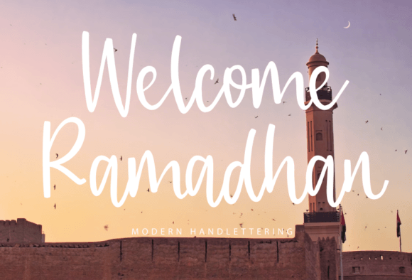 Welcome Ramadhan: The Handwritten Typeface for Scroll-Stopping Campaigns