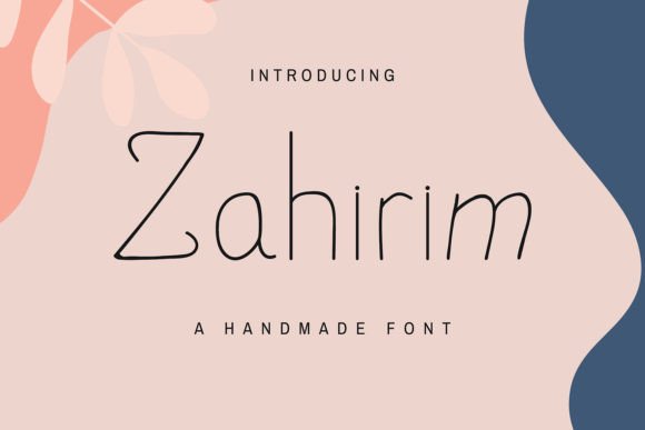 Zahirim: The Script Typeface That Polishes Small Business Branding